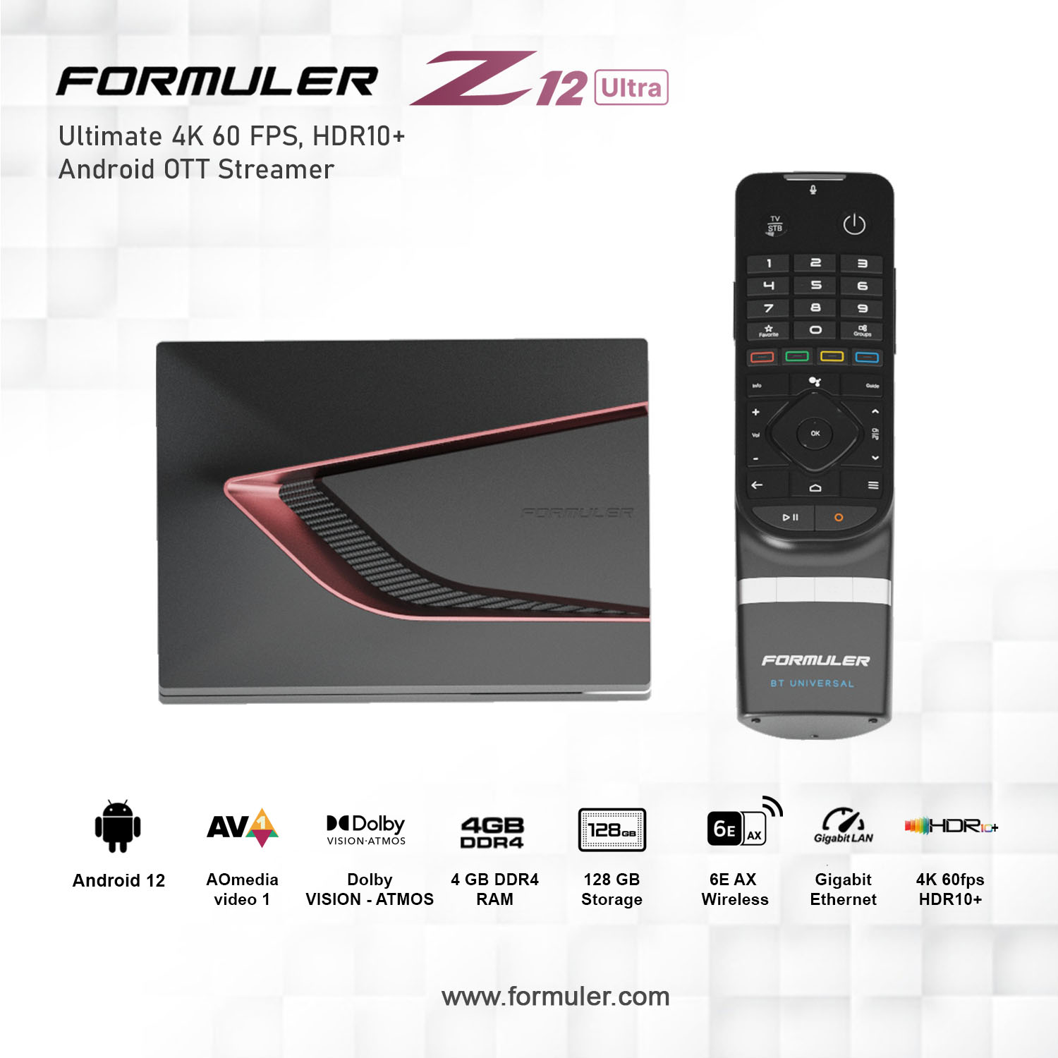 Formuler Z12 Ultra - Hover